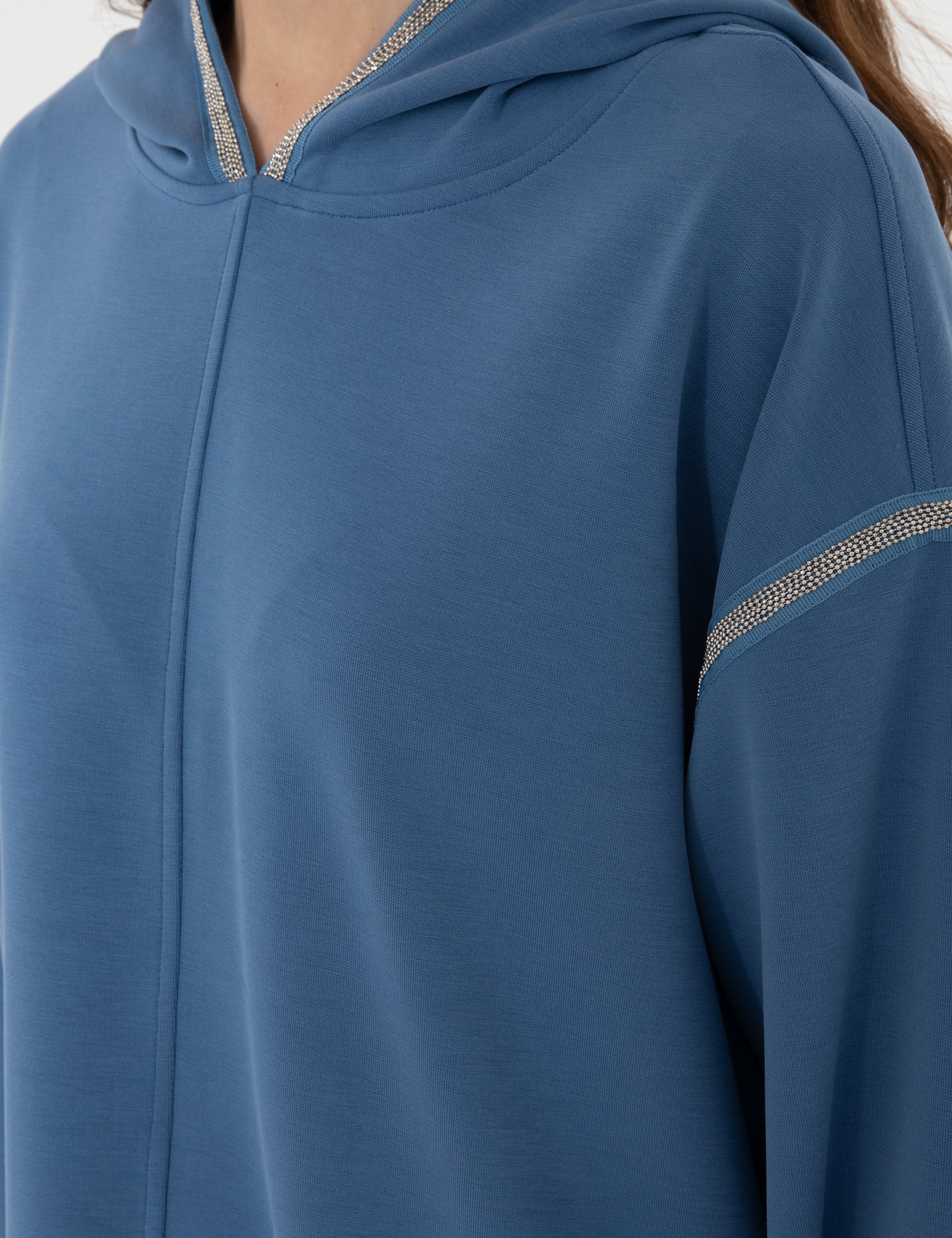 İndigo Oversize Sweatshirt - Image 7