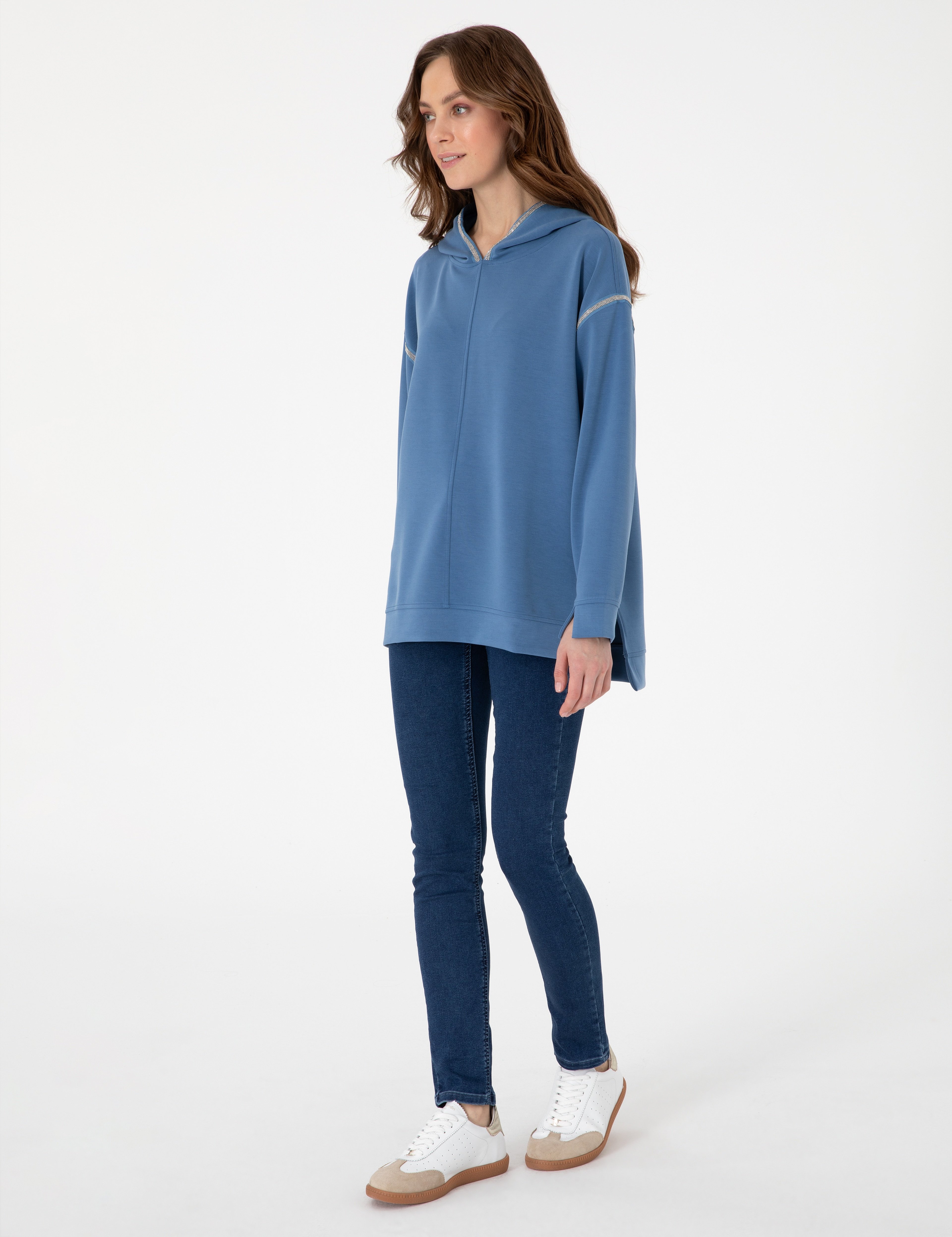 İndigo Oversize Sweatshirt - Image 4