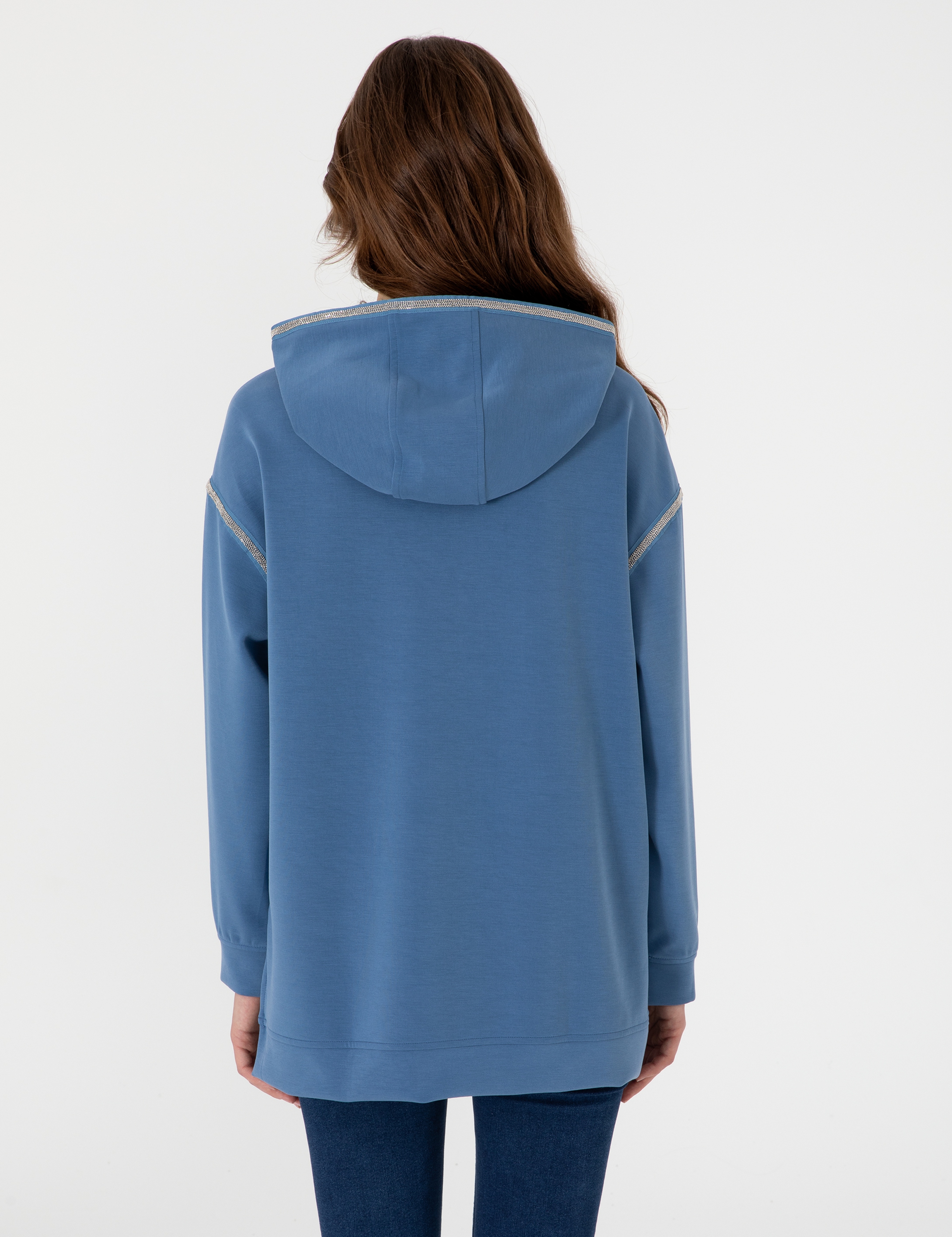 İndigo Oversize Sweatshirt - Image 5