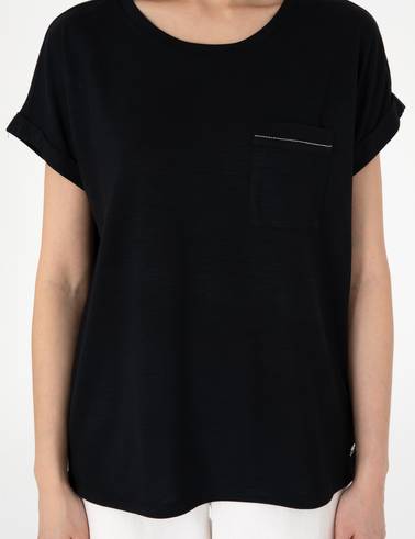 Siyah Regular Fit Tişört