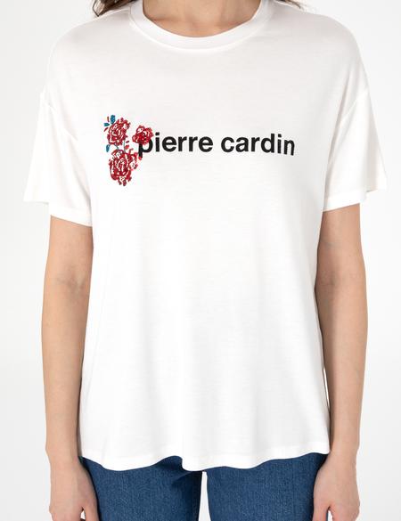 Beyaz Comfort Fit Tişört - 50301466006