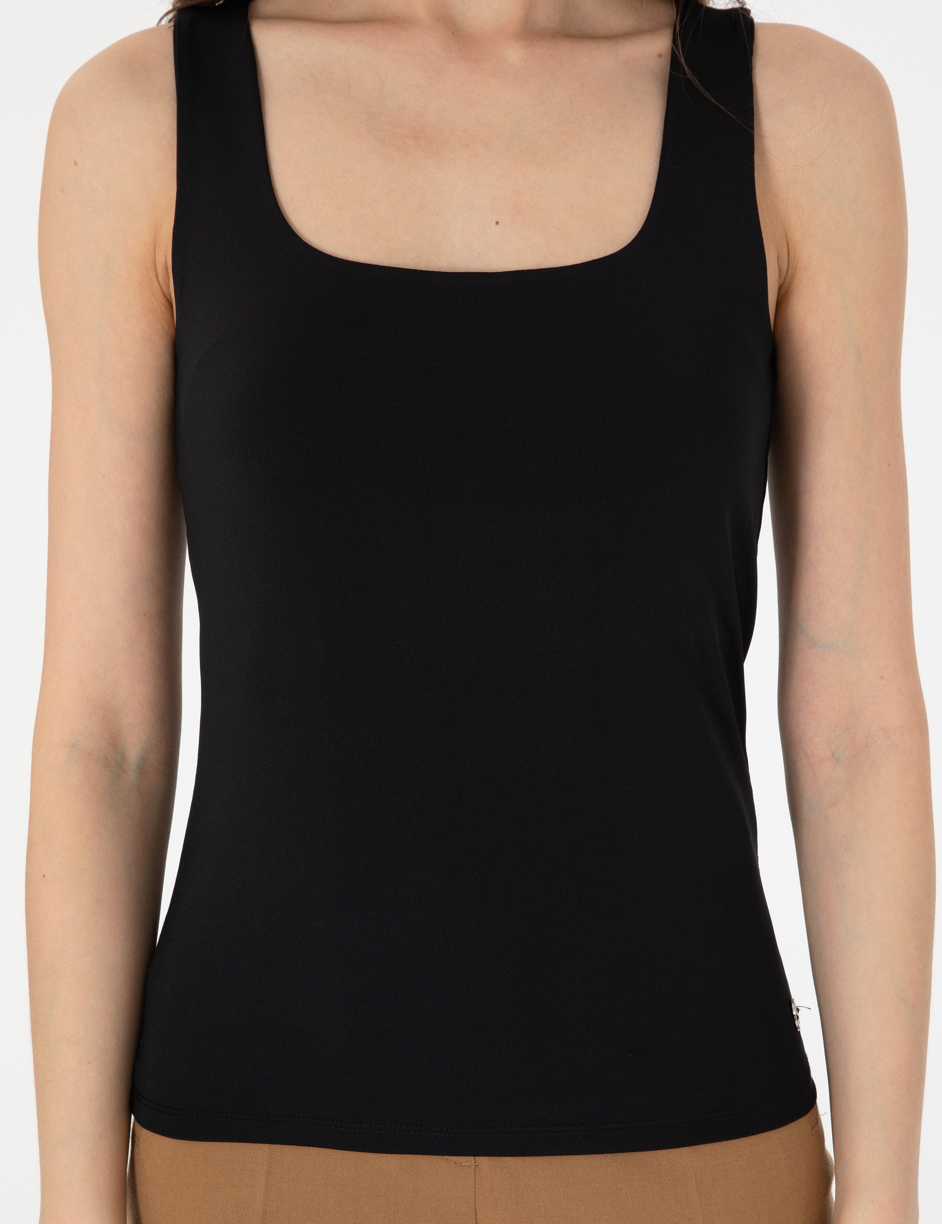 Siyah Extra Slim Fit Tişört - Image 6