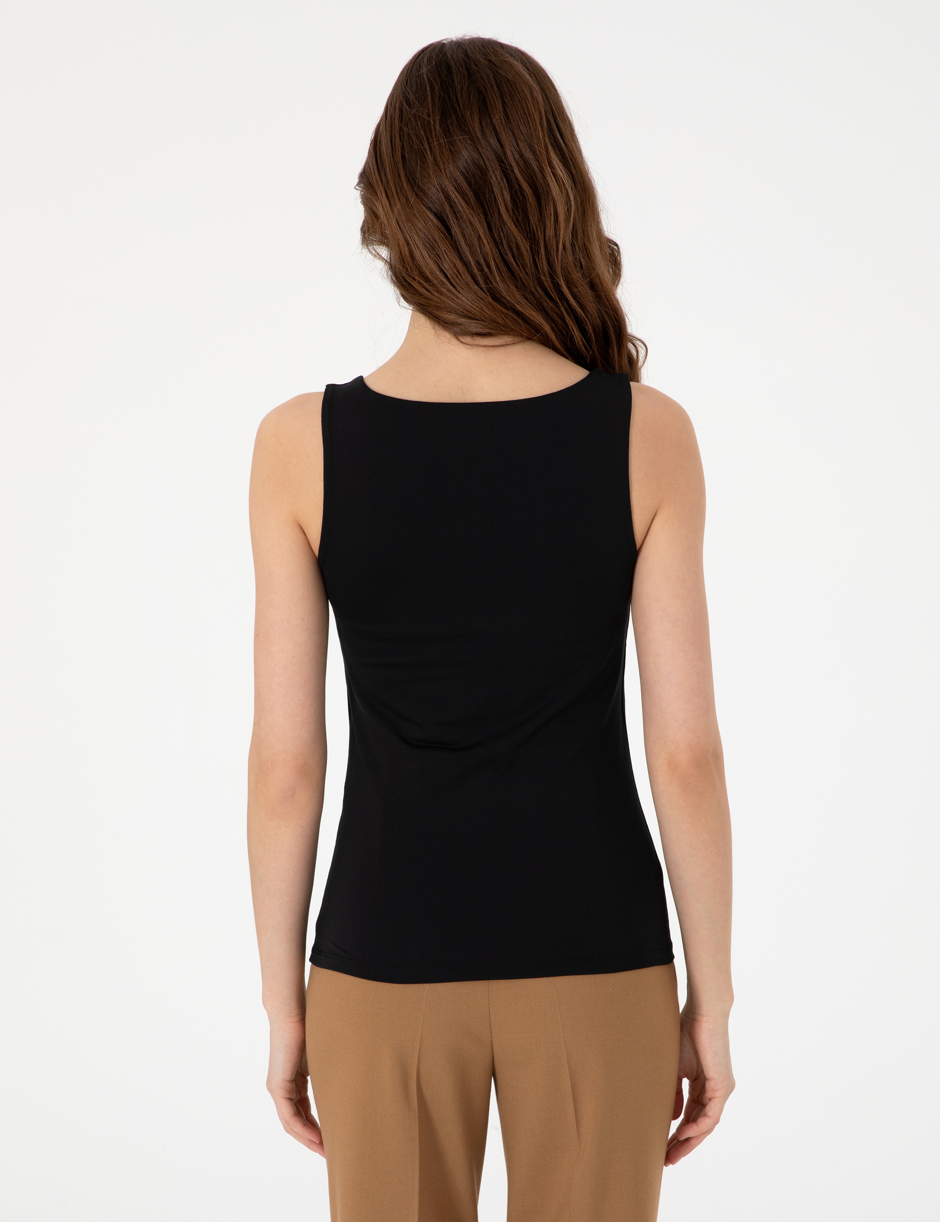 Siyah Extra Slim Fit Tişört - Image 5