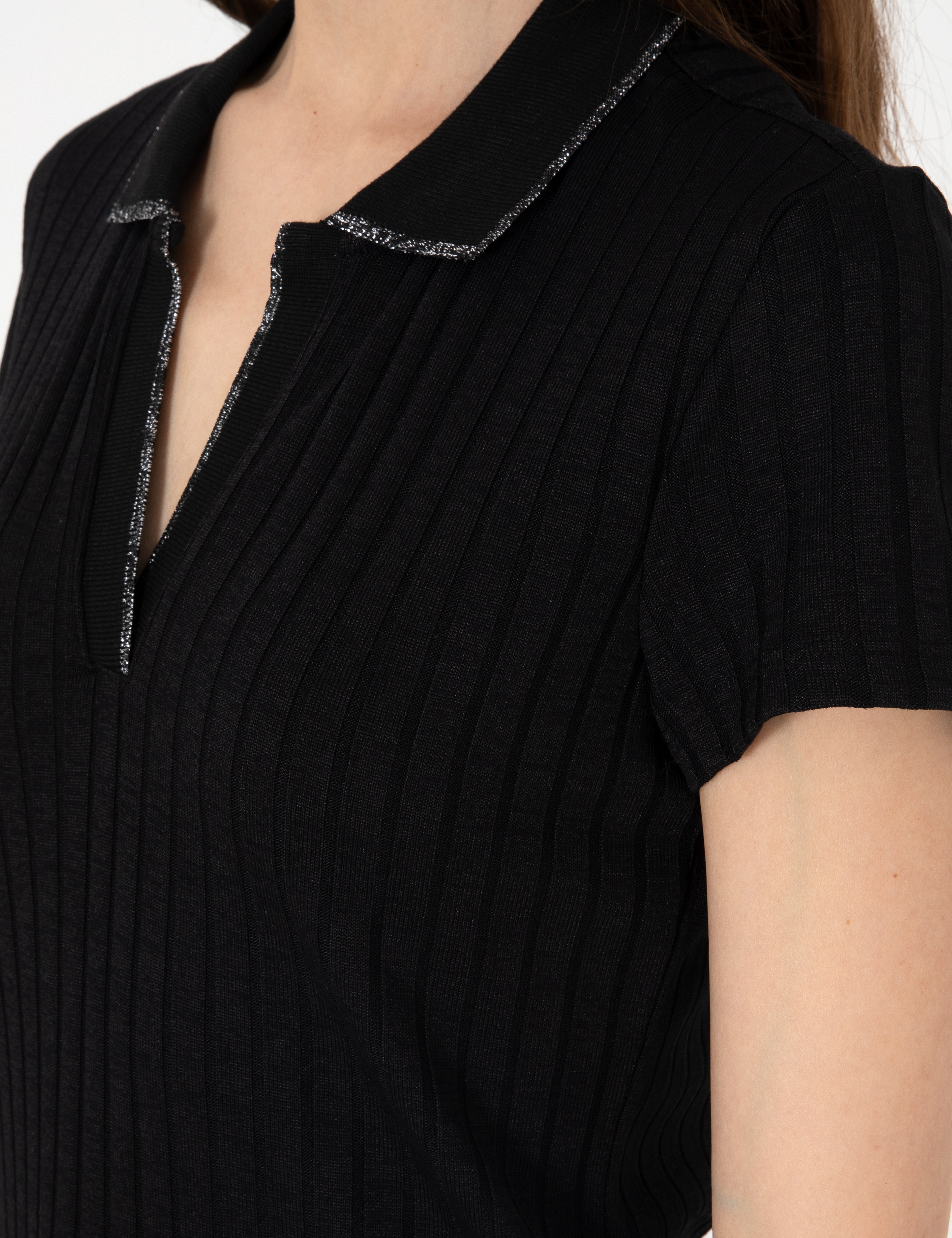 Siyah Slim Fit Basic Tişört