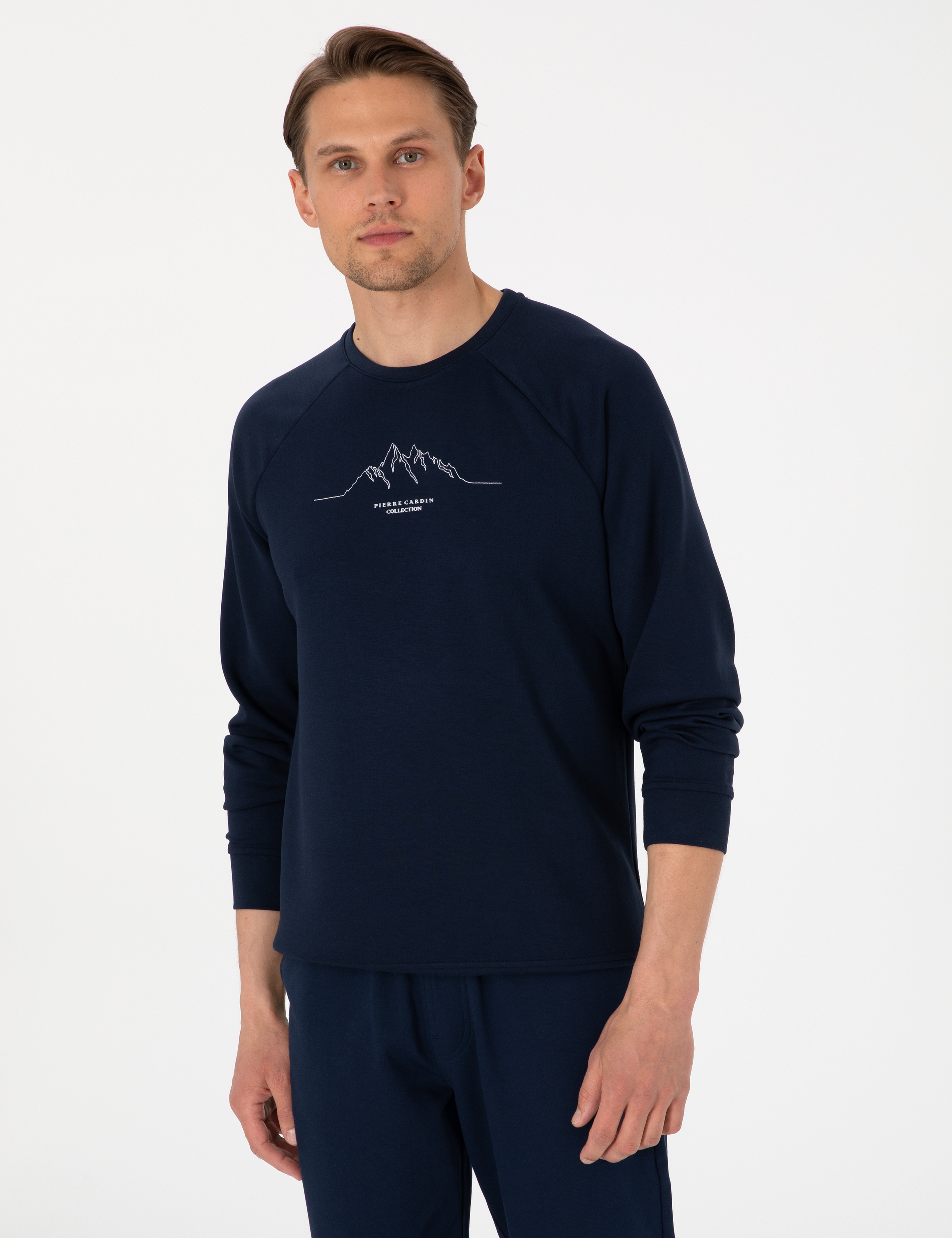 Lacivert Regular Fit Sweatshirt - Image 1