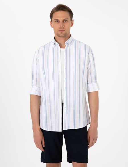 Mavi Regular Fit Uzun Kollu Gömlek - 50301572043