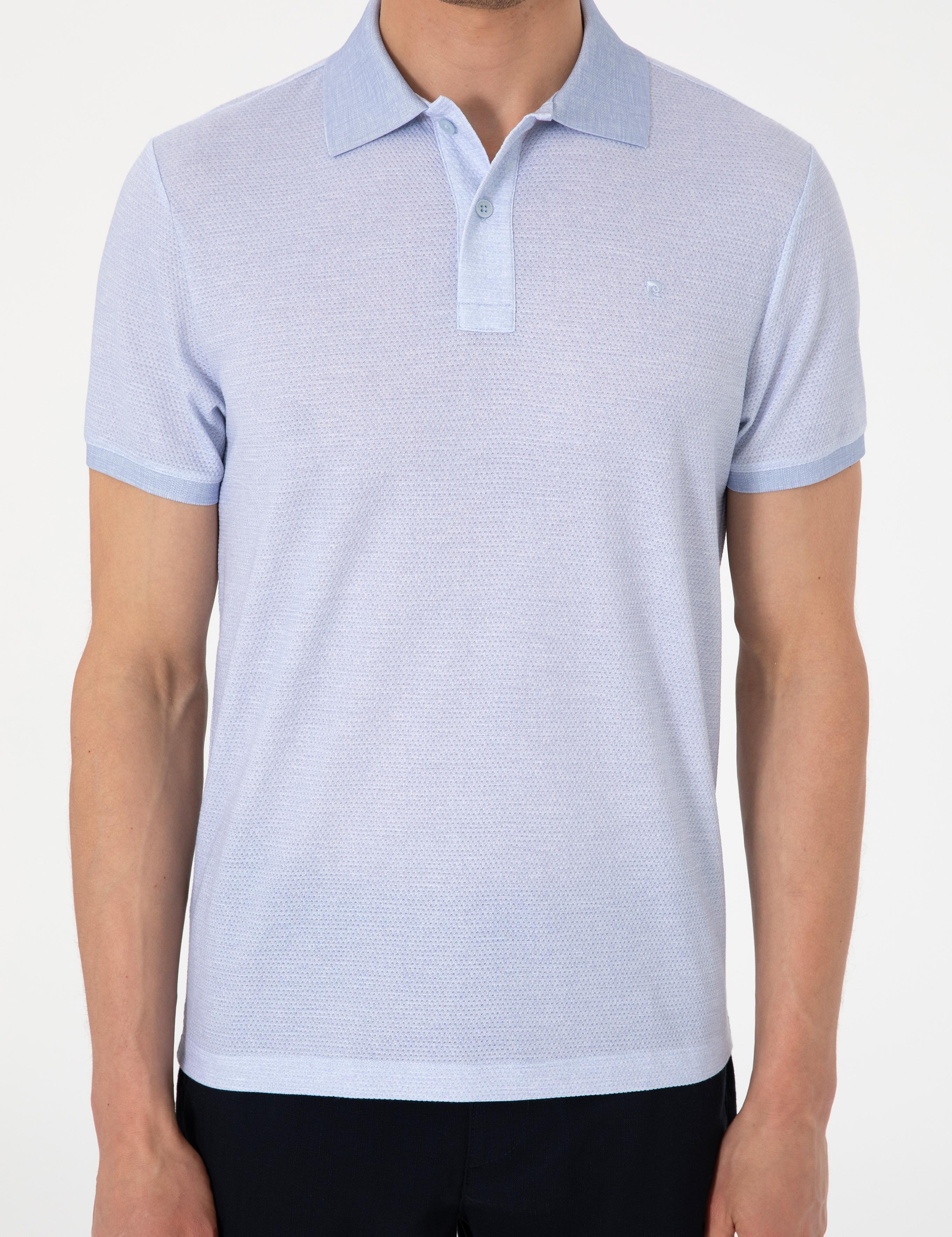 Açık Mavi Slim Fit Tişört