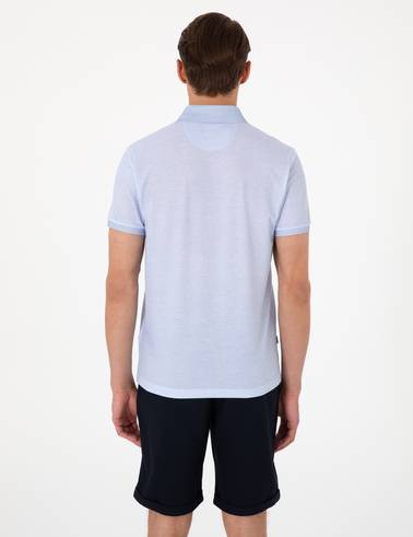 Açık Mavi Slim Fit Tişört