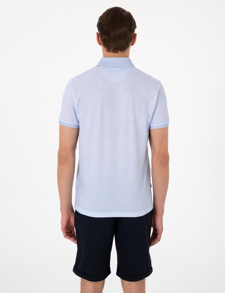 Açık Mavi Slim Fit Tişört - 50306060014