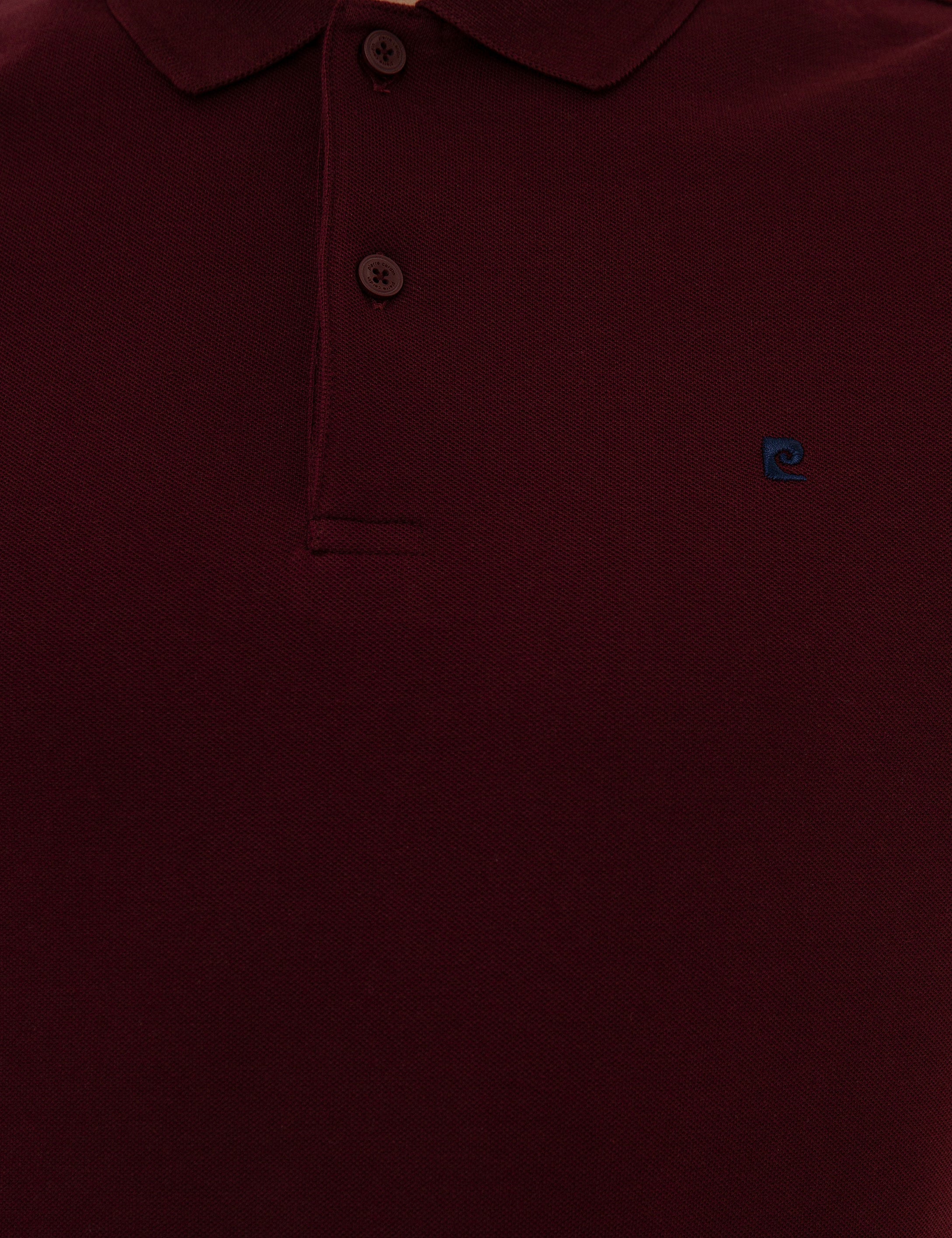 Bordo Slim Fit Basic Polo Yaka T-Shirt