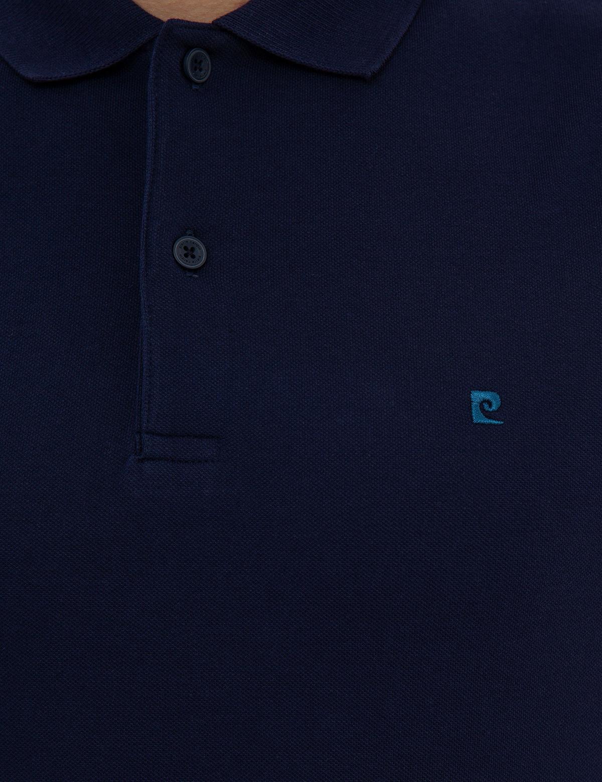 Lacivert Slim Fit Basic Polo Yaka T-Shirt - 50225515041