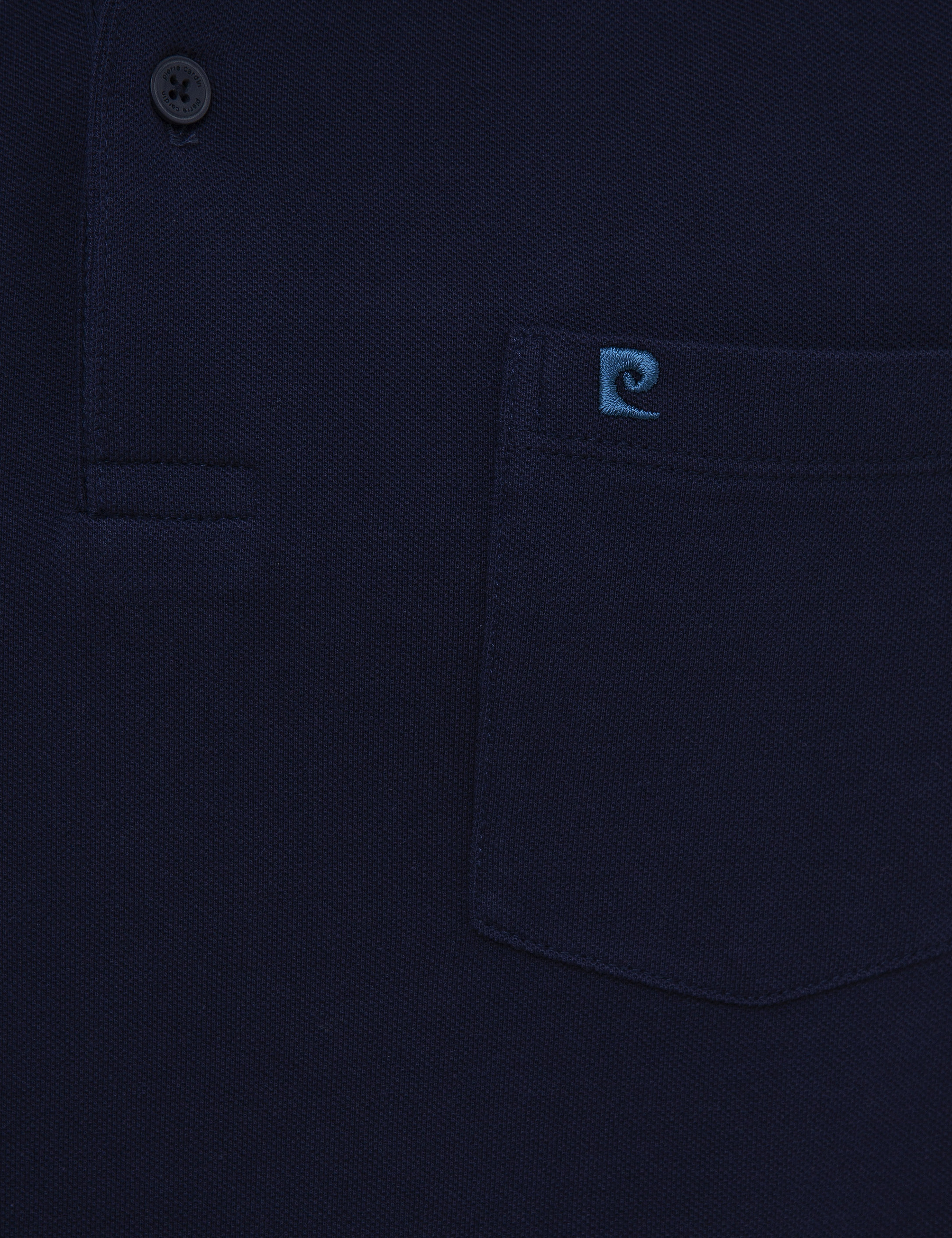 Lacivert Regular Fit Basic Polo Yaka T-Shirt