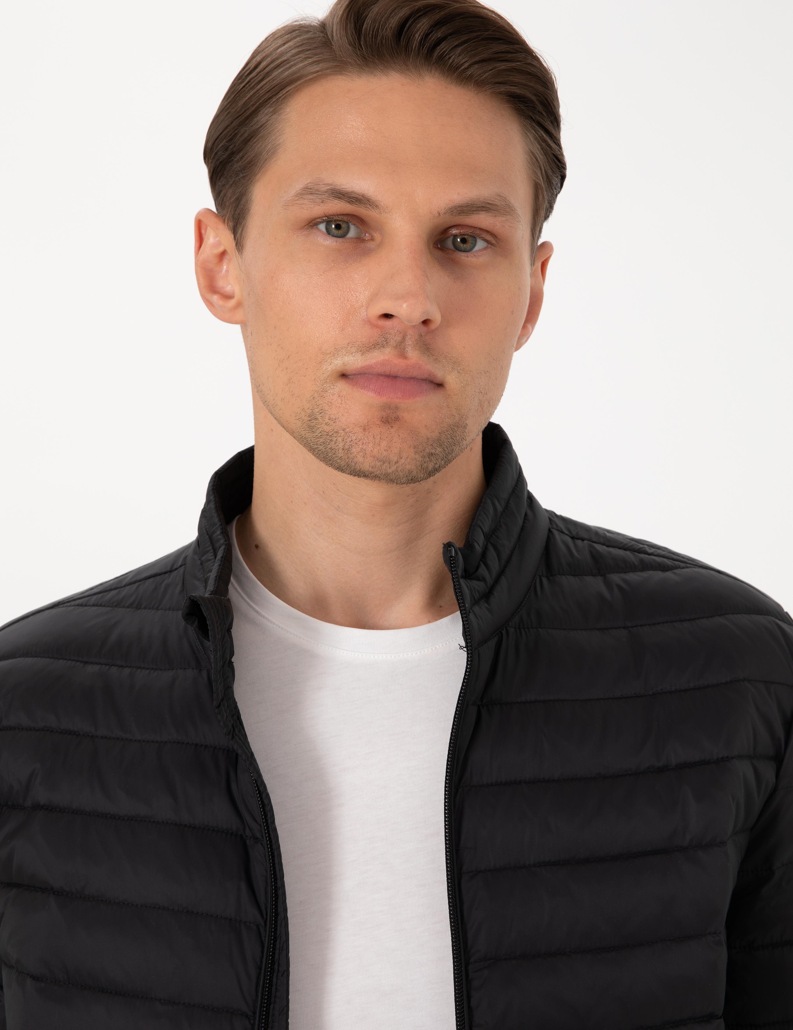 Siyah Cropped Slim Mont