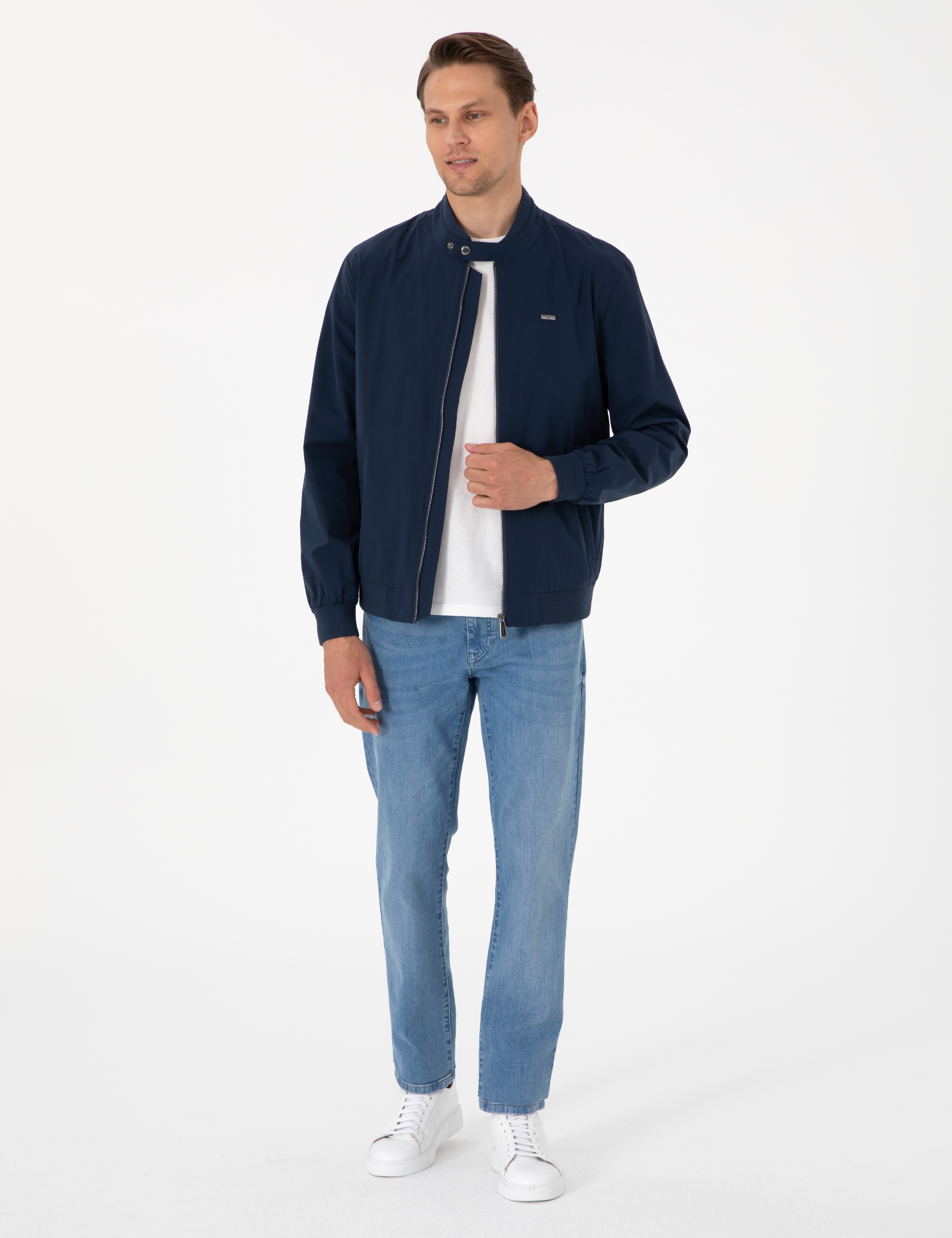 Lacivert Bomber Ceket - Image 4