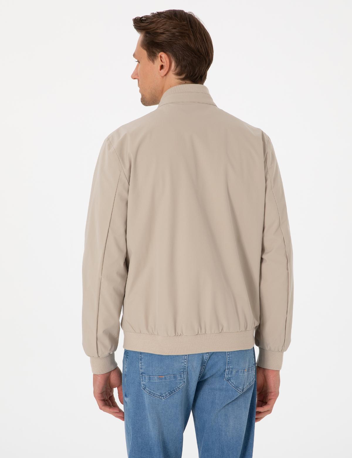 Bej Bomber Ceket - 50307261004