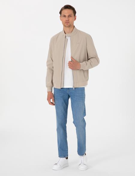 Bej Bomber Ceket - 50307261004