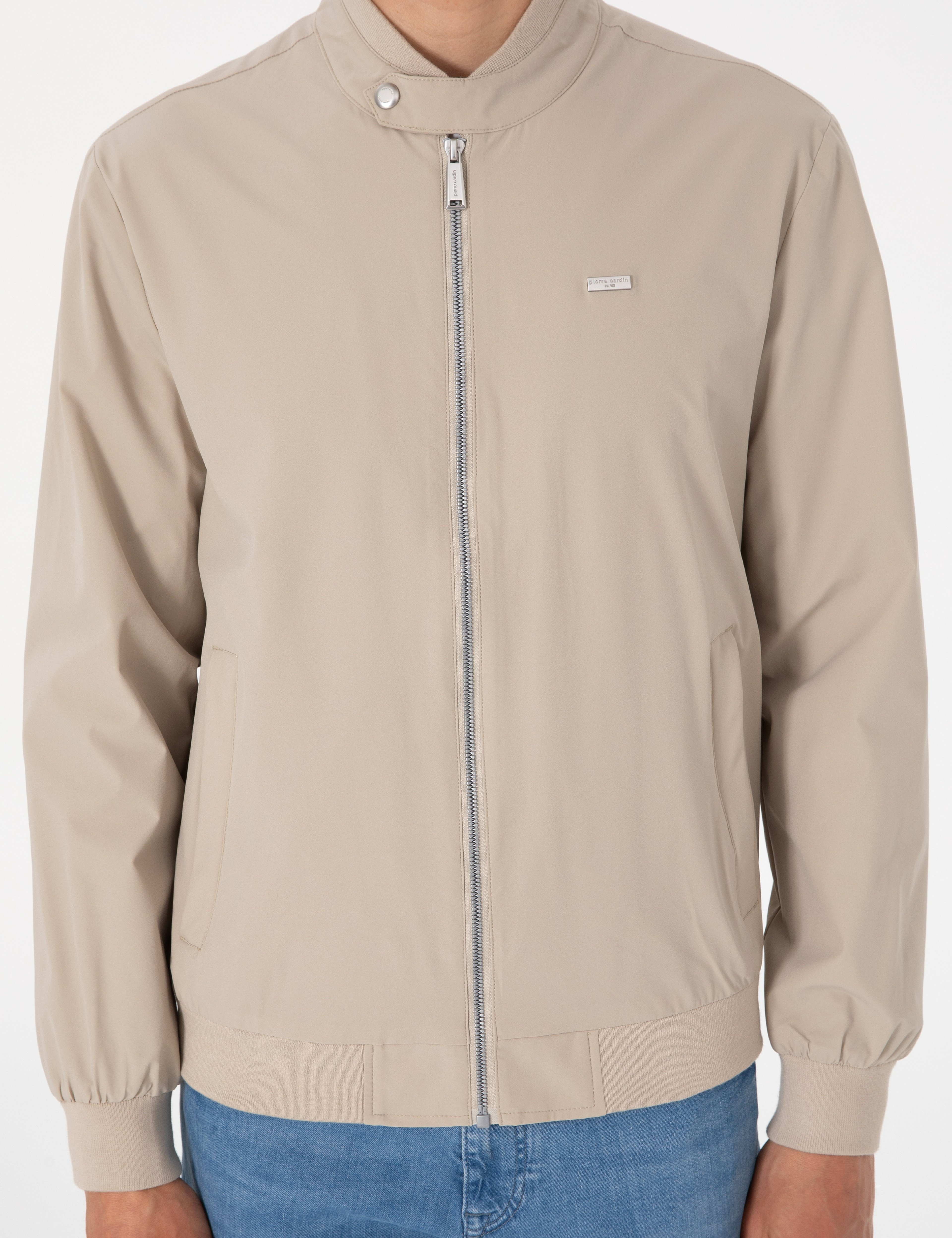 Bej Bomber Ceket