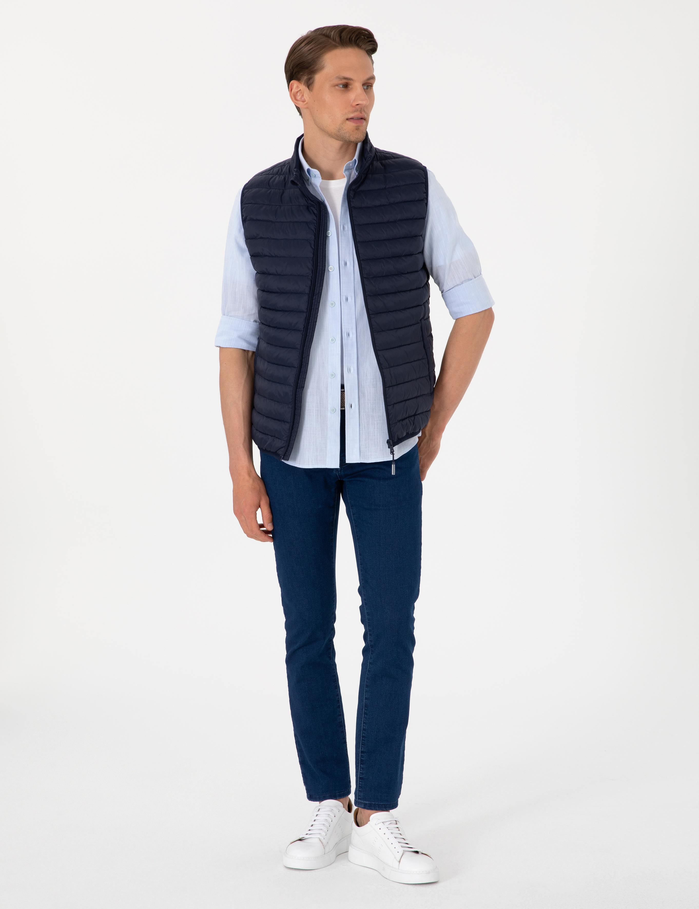 Lacivert Ultra Hafif Şişme Yelek