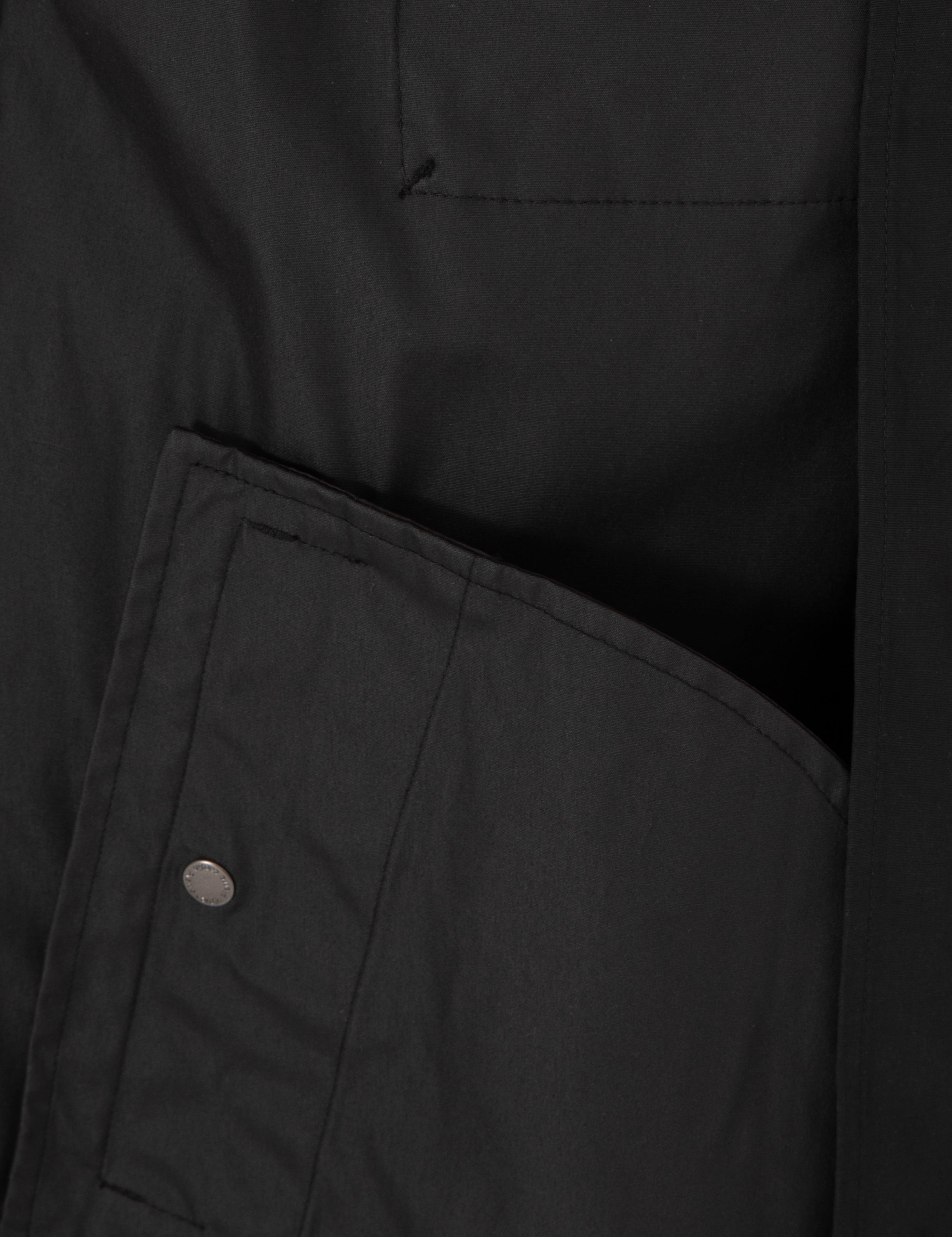 Siyah Regular Fit Fermuarlı İnce Mont