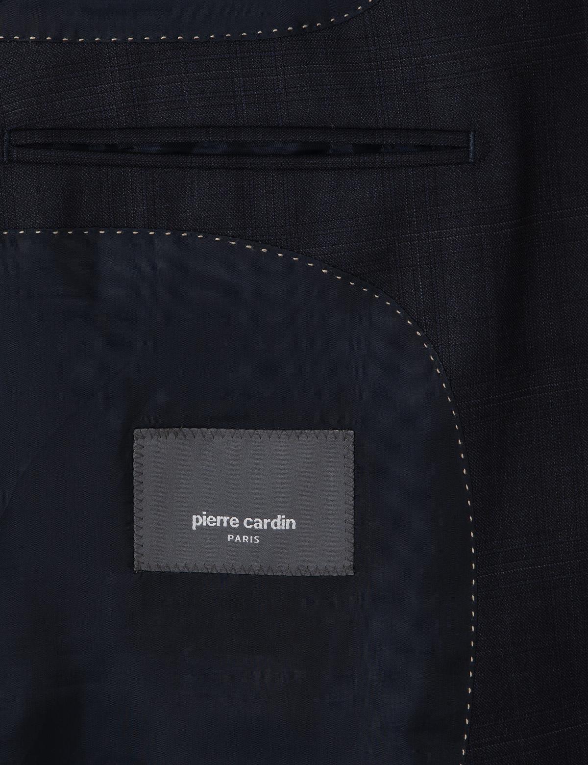 Lacivert Slim Fit Yün Takım Elbise - 50302291011