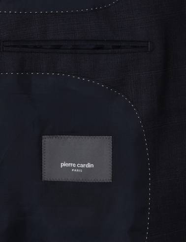 Lacivert Slim Fit Yün Takım Elbise