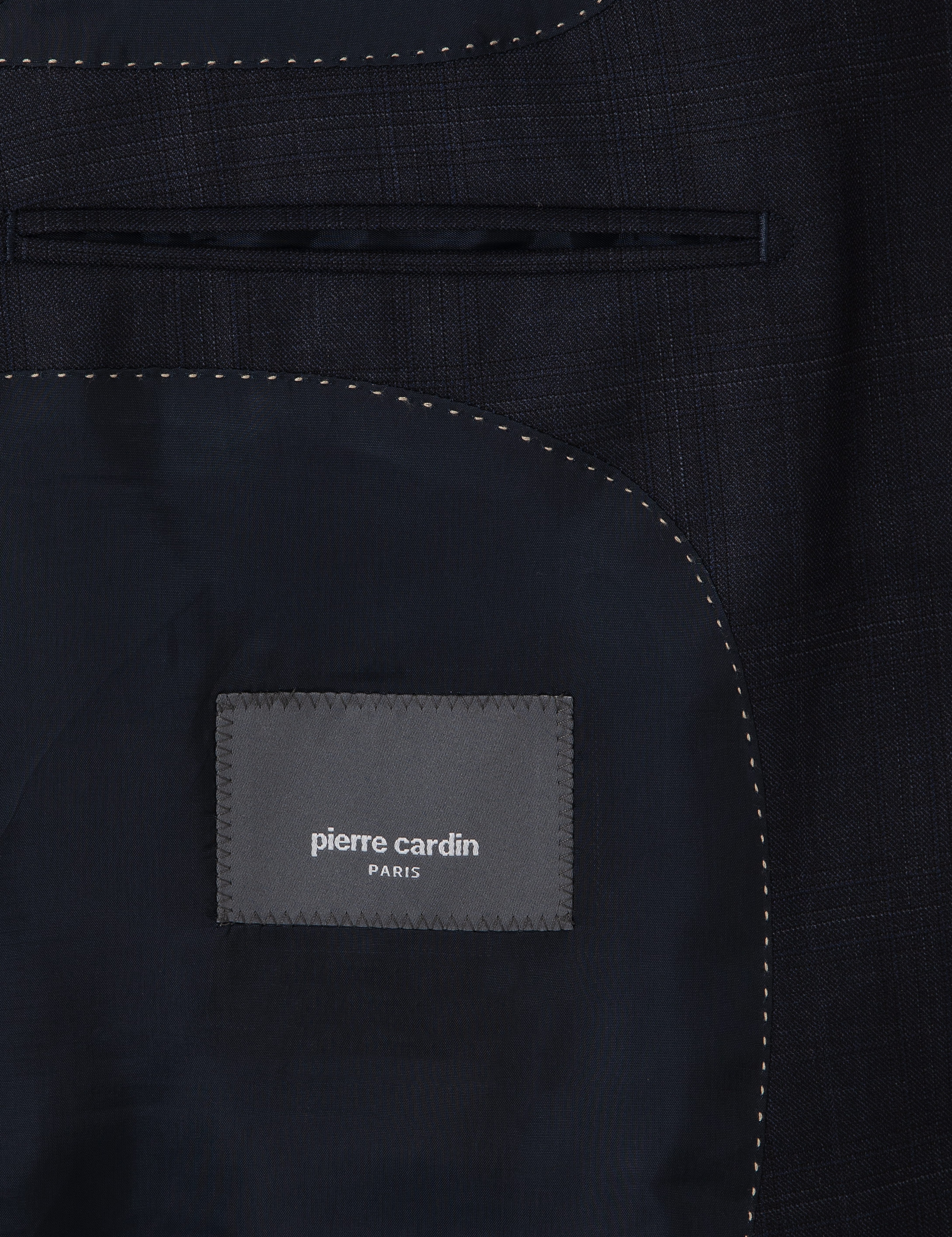 Lacivert Slim Fit Yün Takım Elbise - Image 6