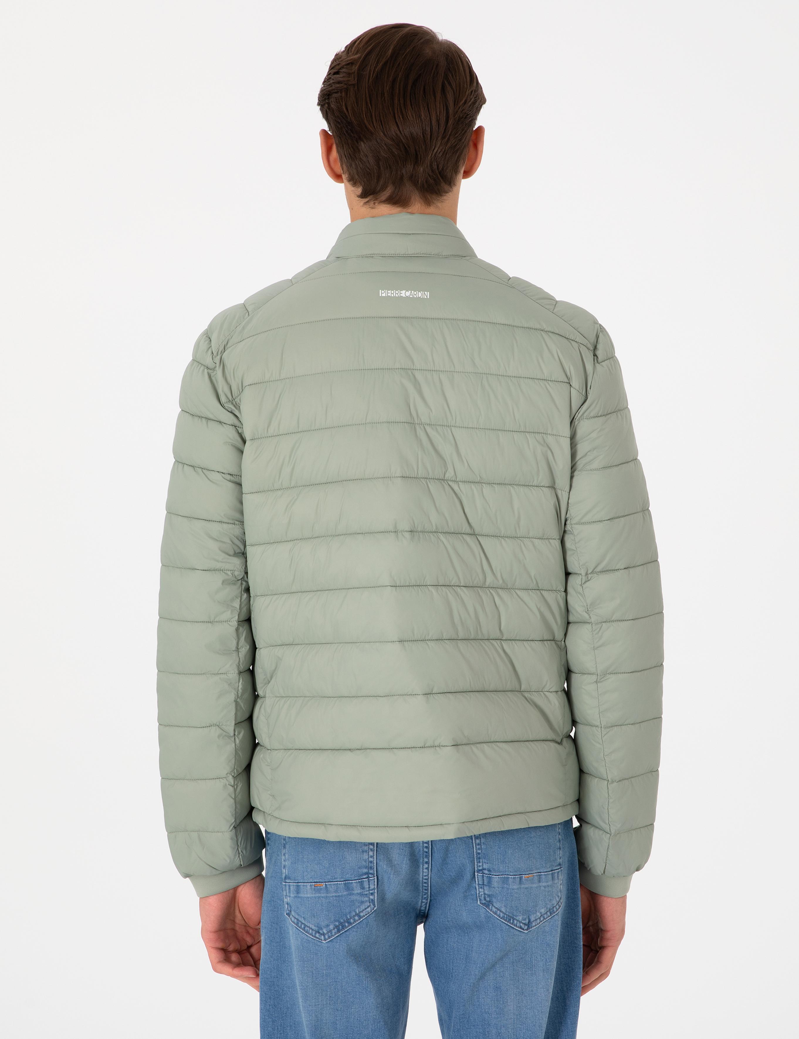 Yeşil Cropped Slim Mont