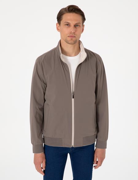 Ekru Çift Taraflı Baharlık Mont - 50303309011