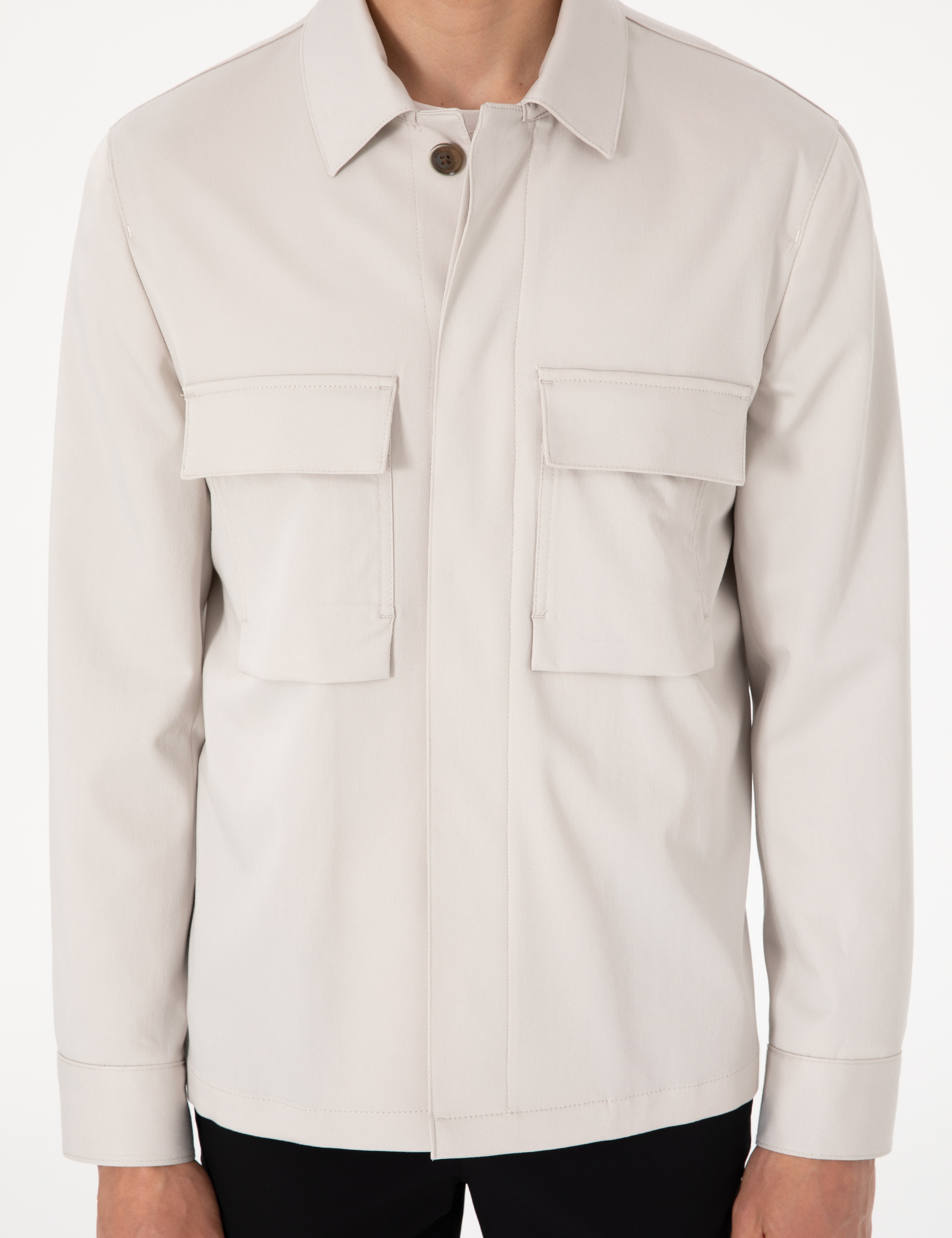 Bej Regular Fit Ceket - Image 7