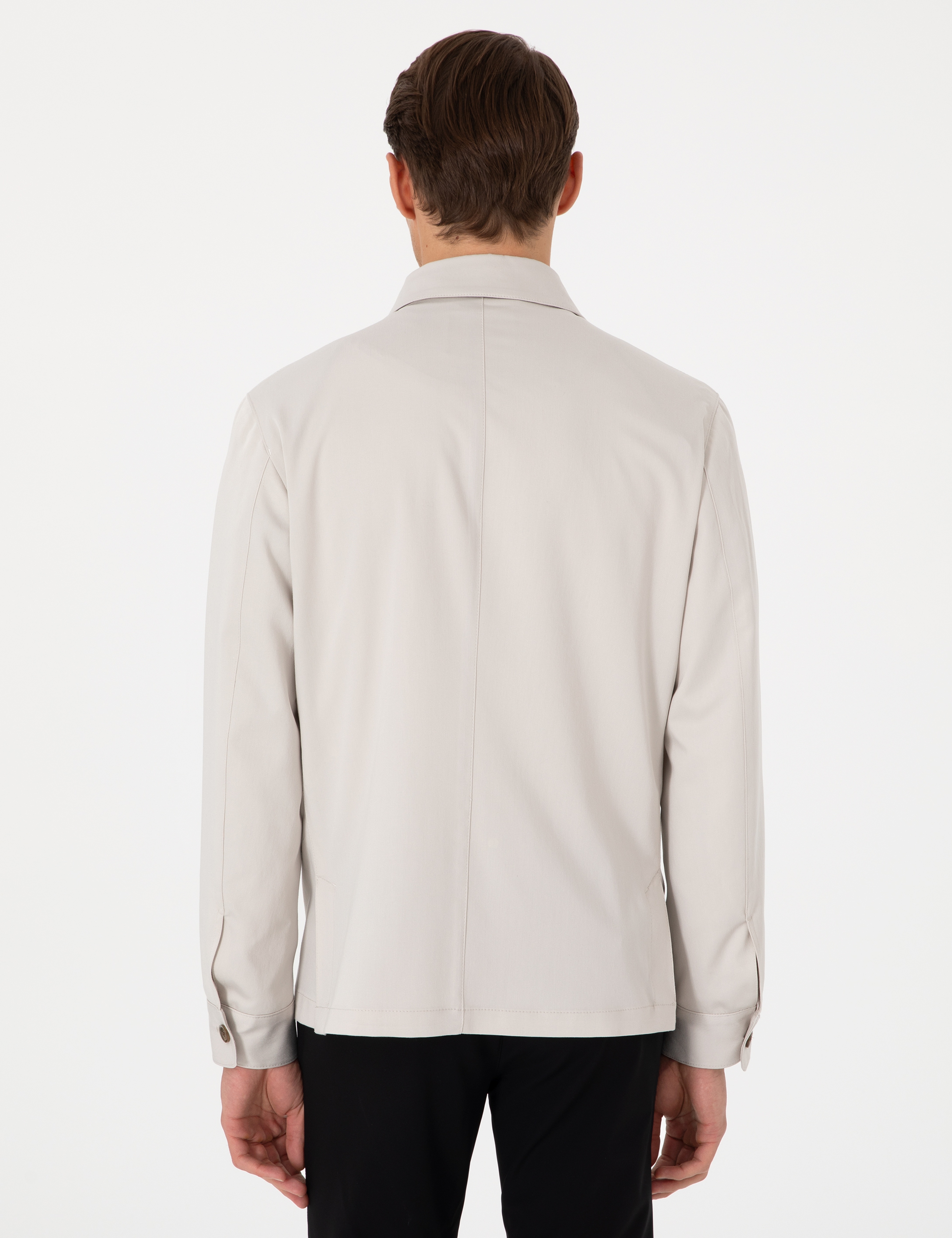 Bej Regular Fit Ceket - Image 5