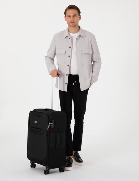 Siyah Orta Boy Kumaş Valiz - 50294154003