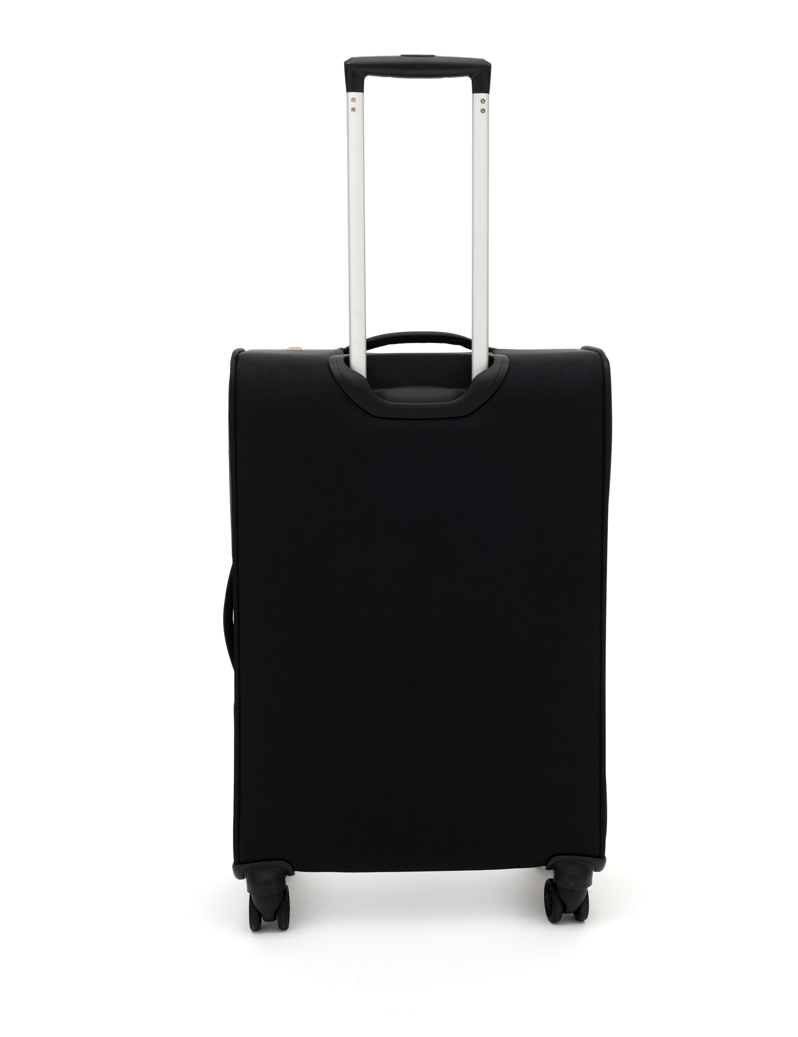 Siyah Orta Boy Kumaş Valiz