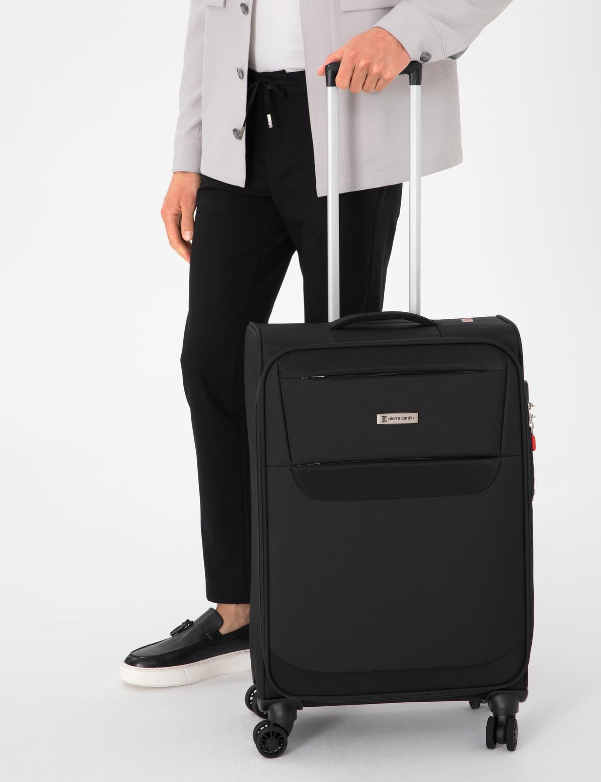 Siyah Orta Boy Kumaş Valiz - 50294154003