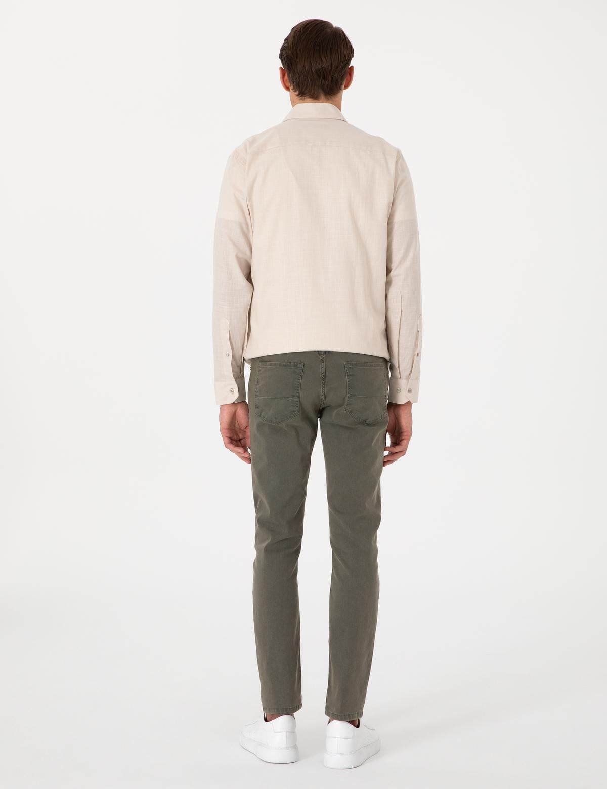 Haki Slim Fit Jean Pantolon - 50302666081