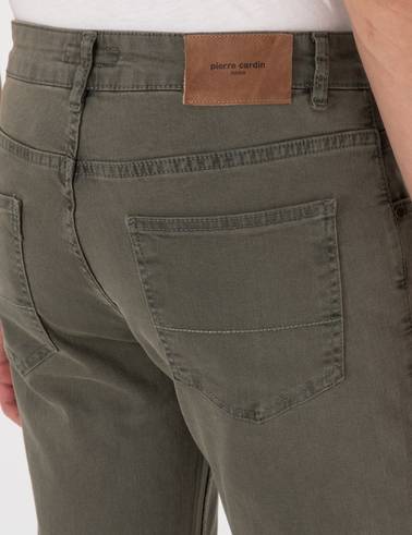Haki Slim Fit Jean Pantolon