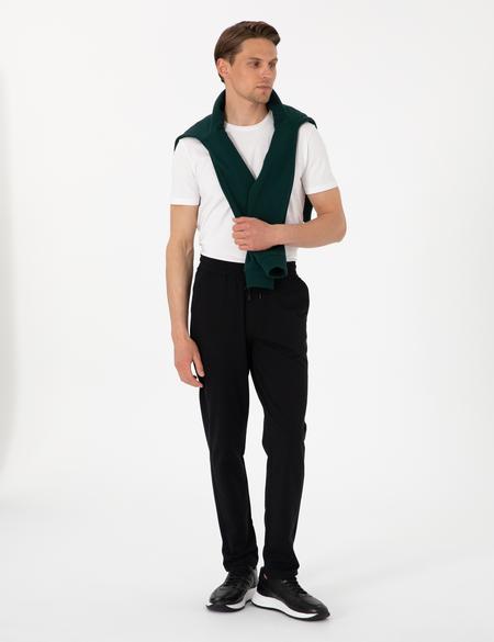 Siyah Slim Fit Eşofman Altı - 50308393008