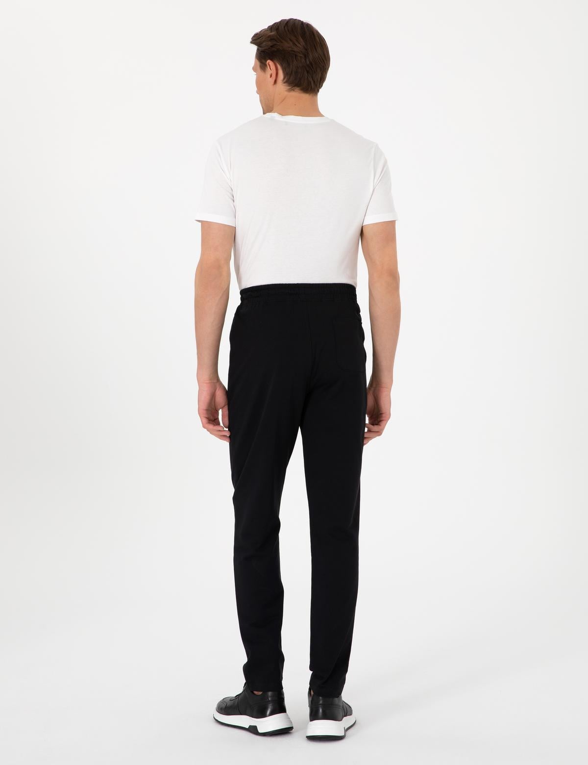 Siyah Slim Fit Eşofman Altı - 50308393008