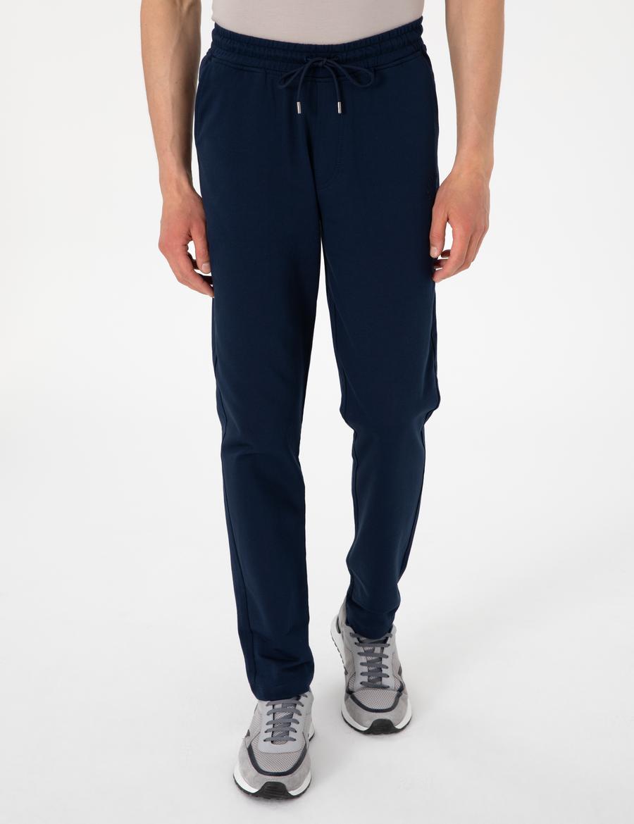 Lacivert Slim Fit Eşofman Altı