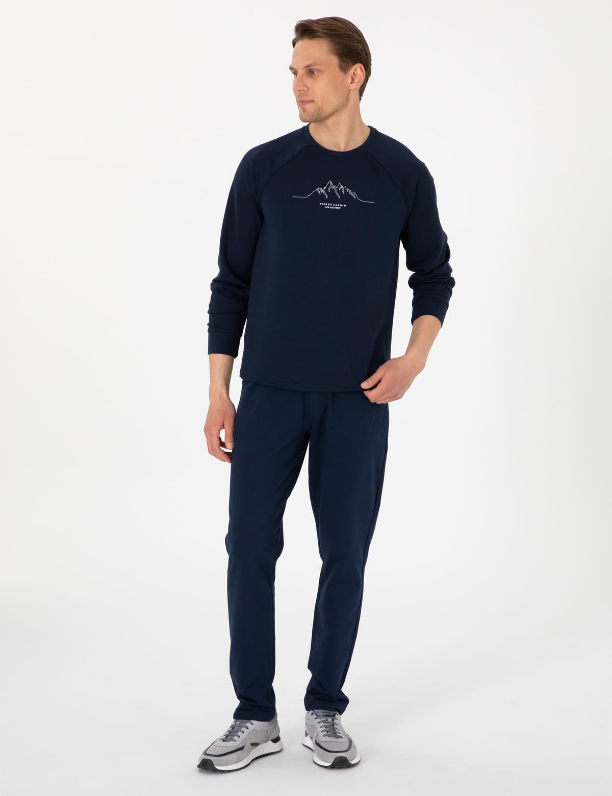 Lacivert Slim Fit Eşofman Altı - 50308393014