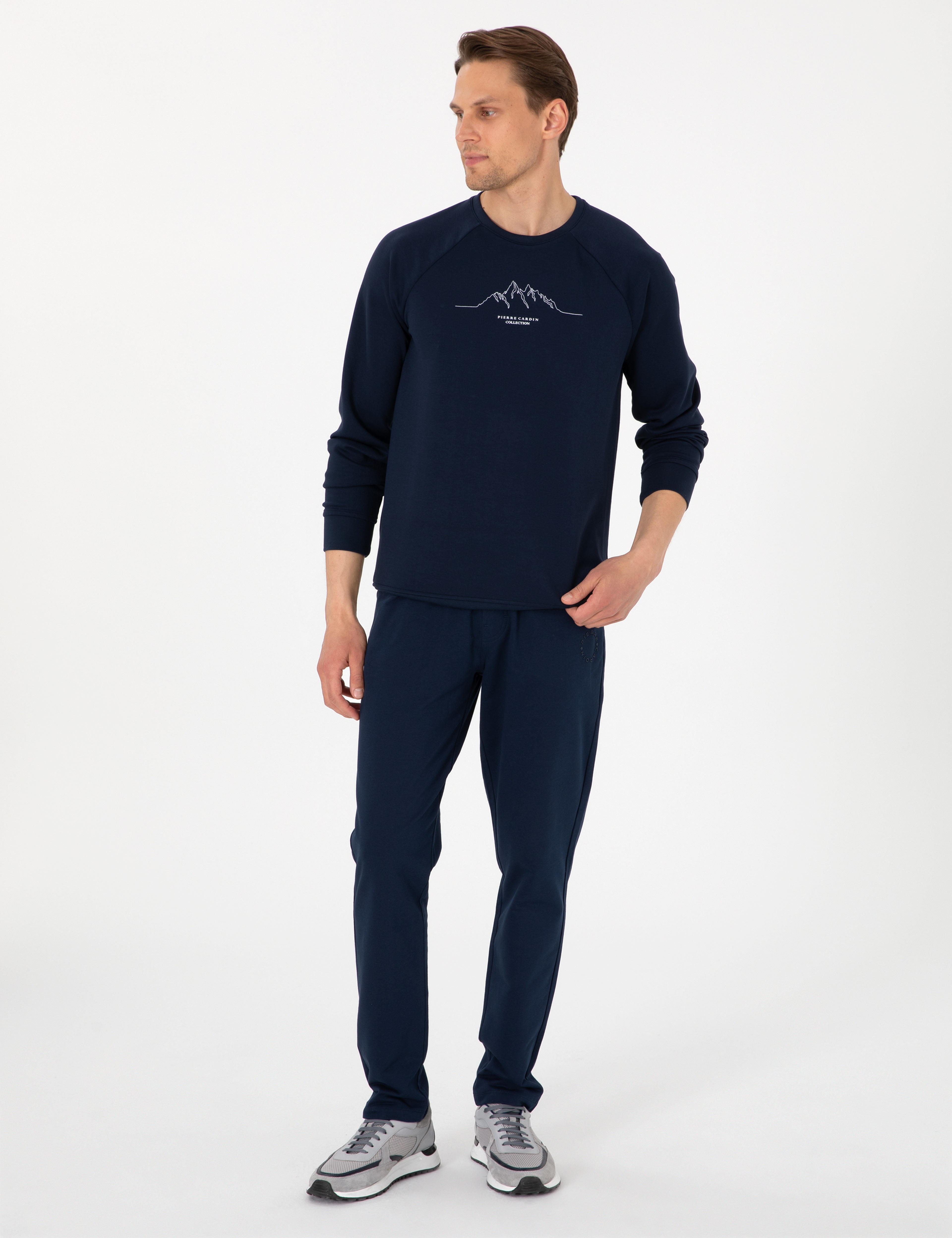 Lacivert Slim Fit Eşofman Altı