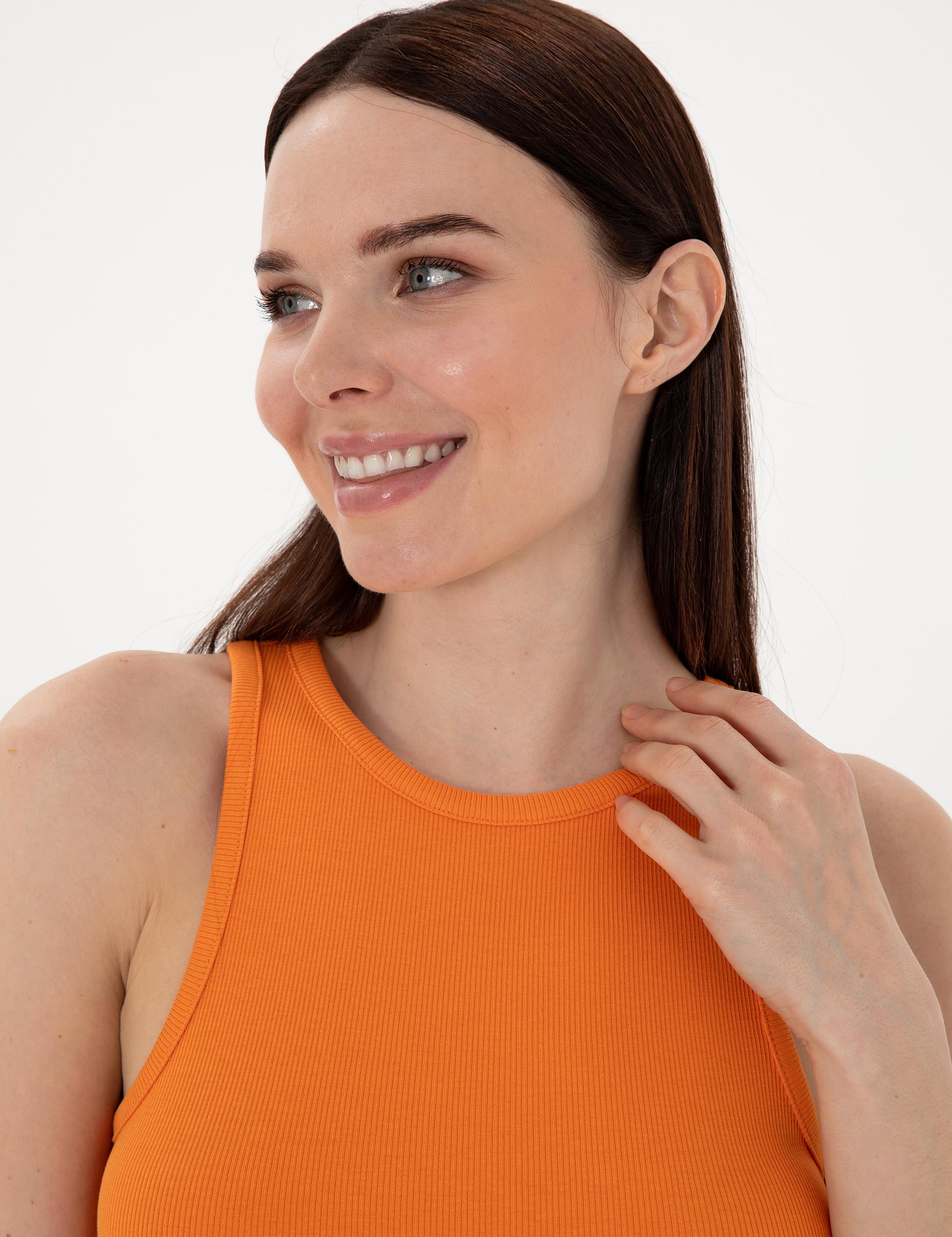 Turuncu Ex. Slim Fit Tişört