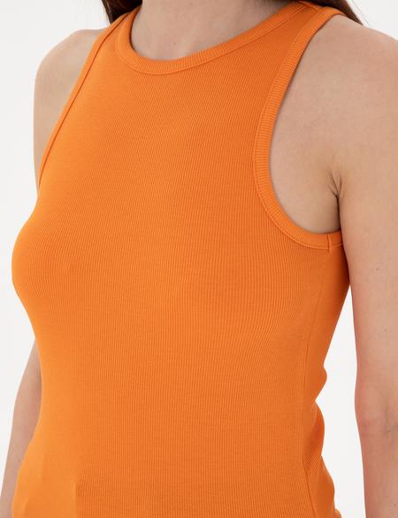 Turuncu Ex. Slim Fit Tişört - 50306947035