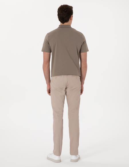 Bej Slim Fit Kanvas Pantolon - 50308077095