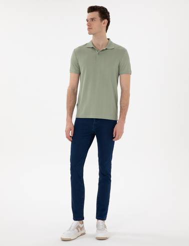 Çağla Slim Fit Polo Yaka Tişört