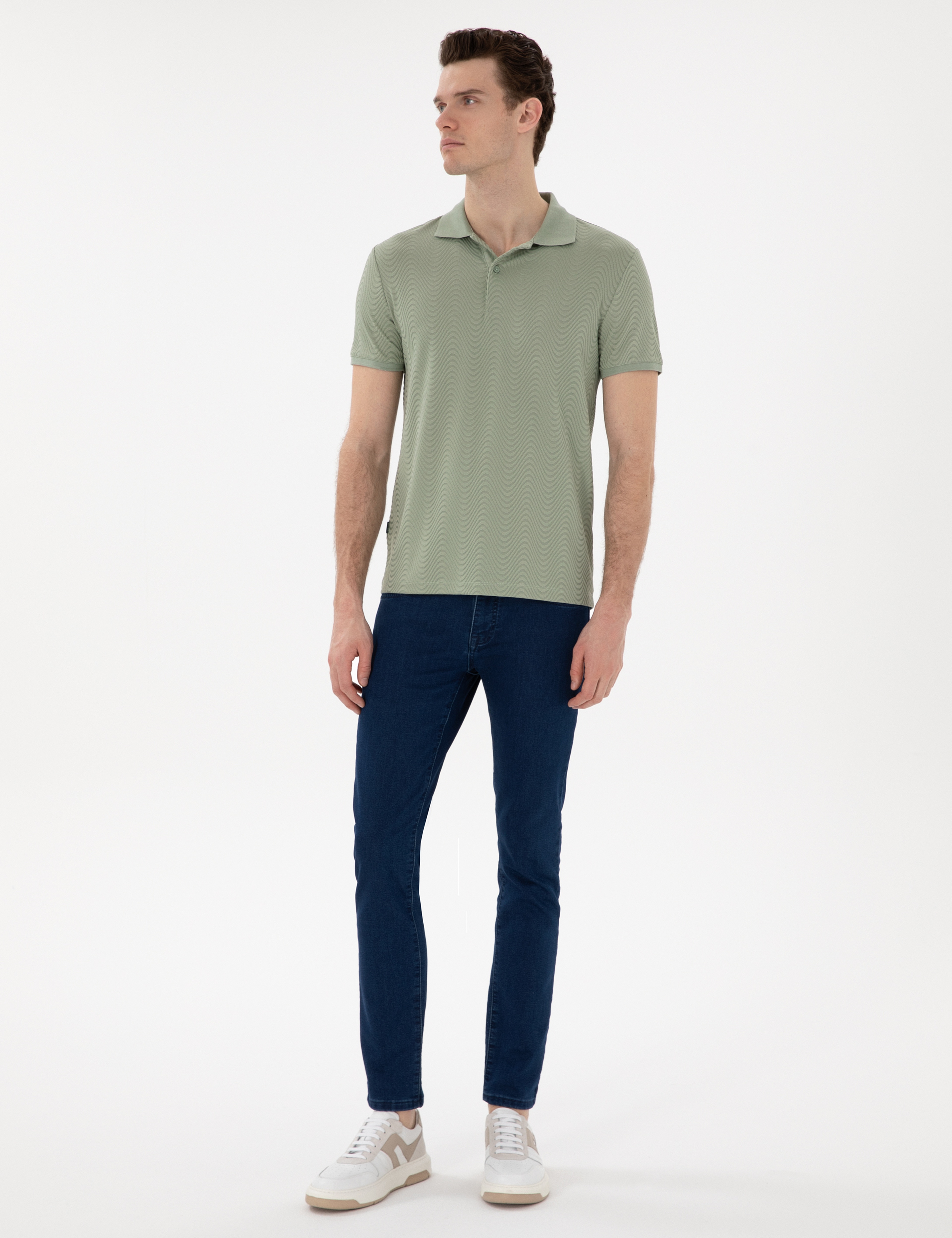 Çağla Slim Fit Polo Yaka Tişört