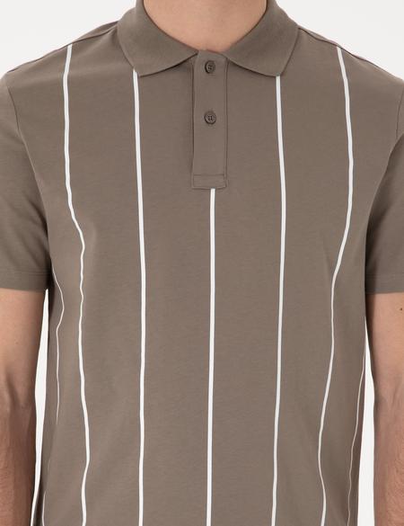 Koyu Vizon Regular Fit Polo Yaka Tişört - 50310158010