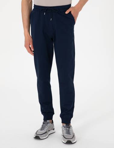 Lacivert Slim Fit Eşofman Altı