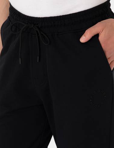 Siyah Slim Fit Eşofman Altı