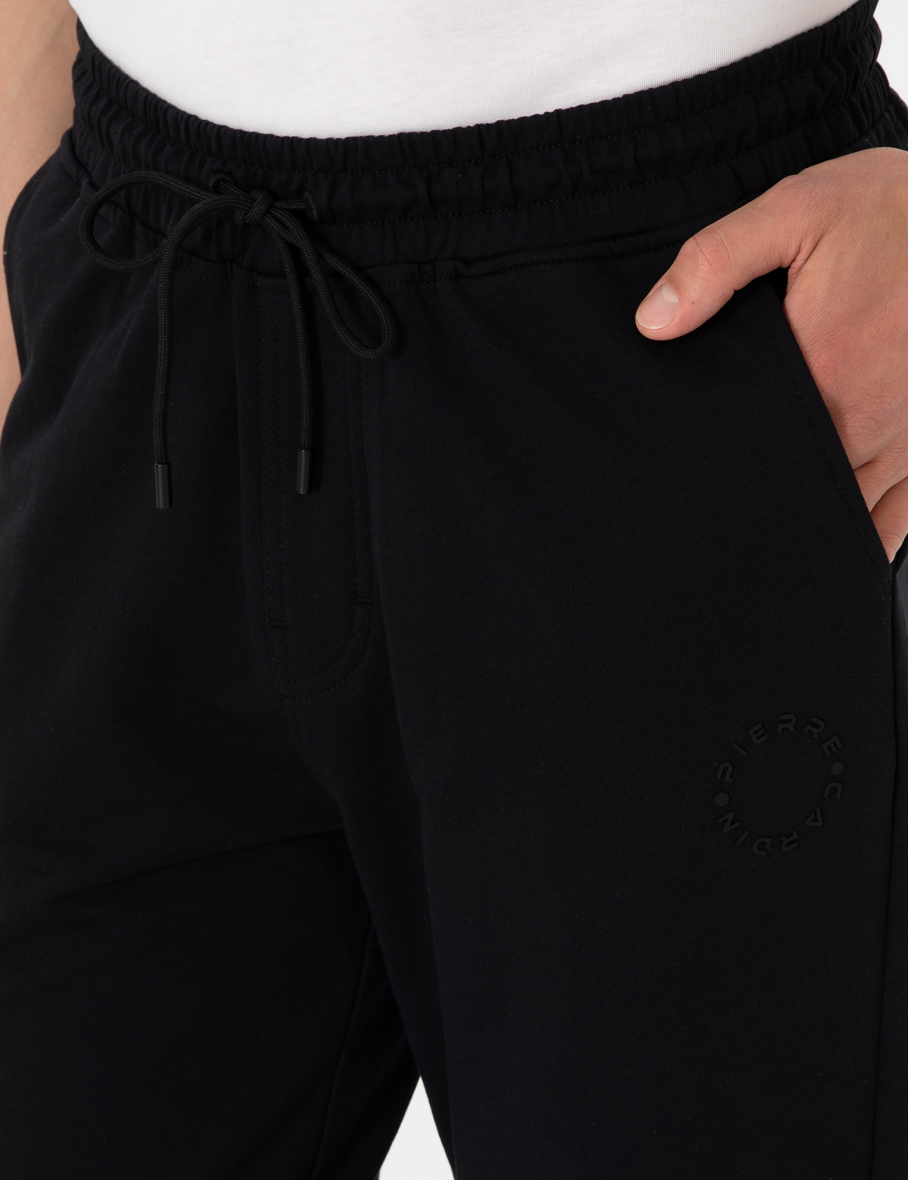 Siyah Slim Fit Eşofman Altı - Image 5