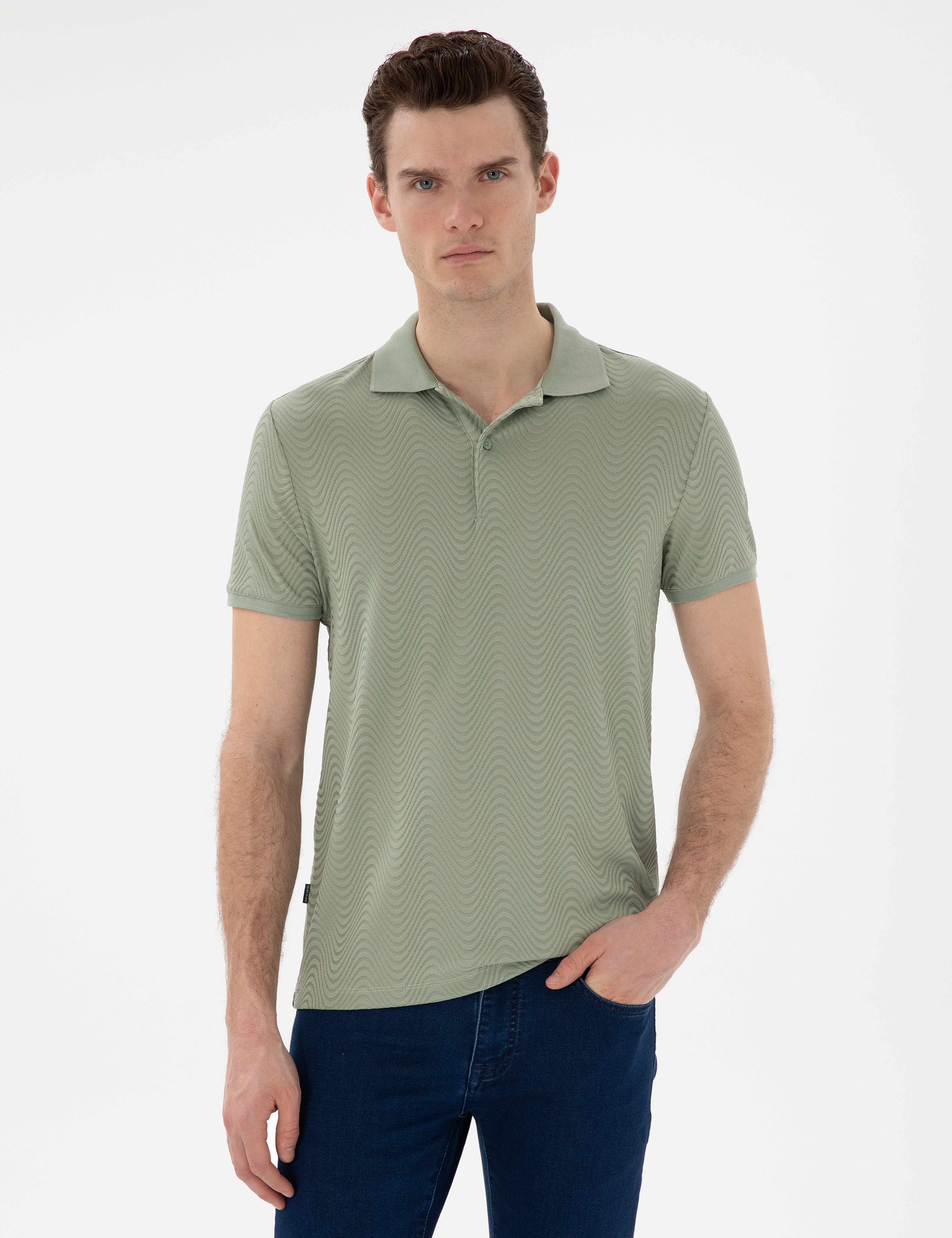 Çağla Slim Fit Polo Yaka Tişört